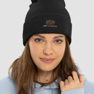 SHIFT THE ATMOSPHERE Logo Embroidered Beanie