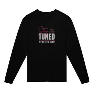 STAY TUNED long sleeve tee - Magenta