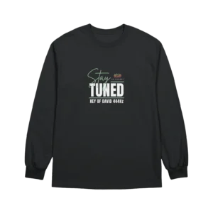 STAY TUNED long sleeve tee - Green Graphics